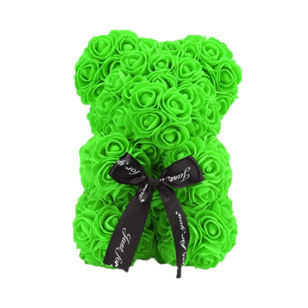 Подарок на день Святого Валентина 25 см романтическая искусственная Роза мишка