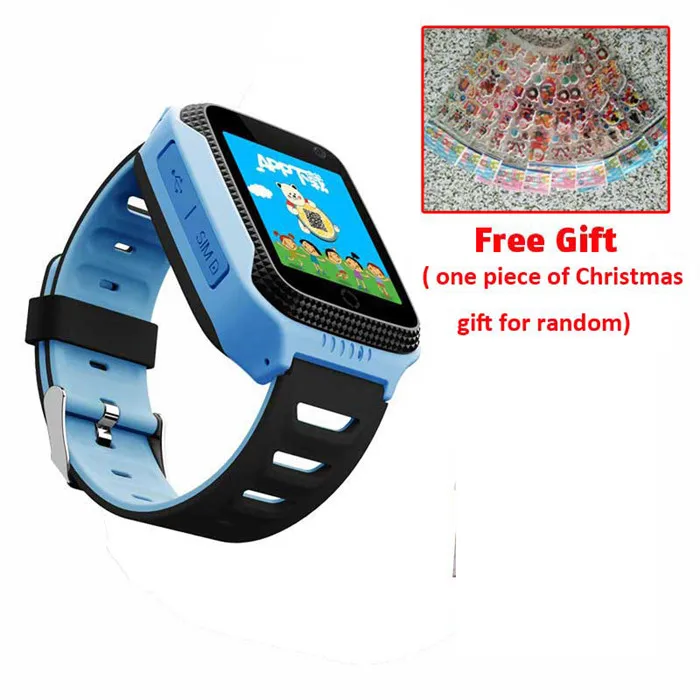 Blue Q528 gps Смарт часы с камерой фонарик детские часы SOS вызова расположение устройства трекер для детей безопасный PK Q100 Q90 Q60 Q50 - Цвет: Blue