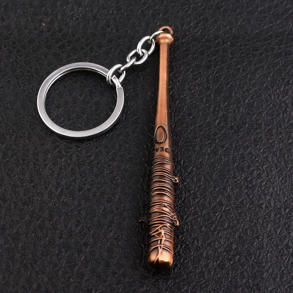 

SG Hot Sale 3 Colors The Walking Dead Keychain Negan's Bat LUCILLE Keyring Men Car Women Bag Key Chain Pendant Chaveiro Jewelry