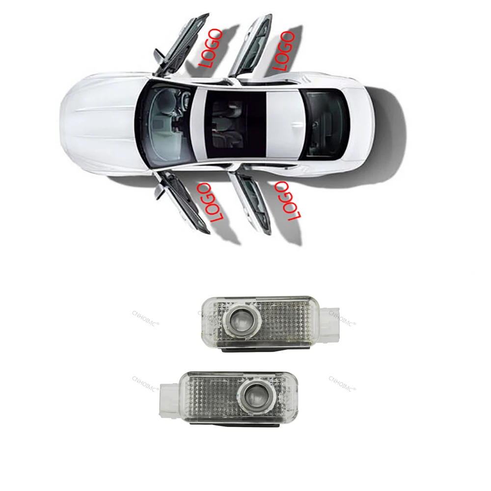 Светодиодная дверная предупреждающая лампа с логотипом Sline проектор для Audi A5 A6L A6