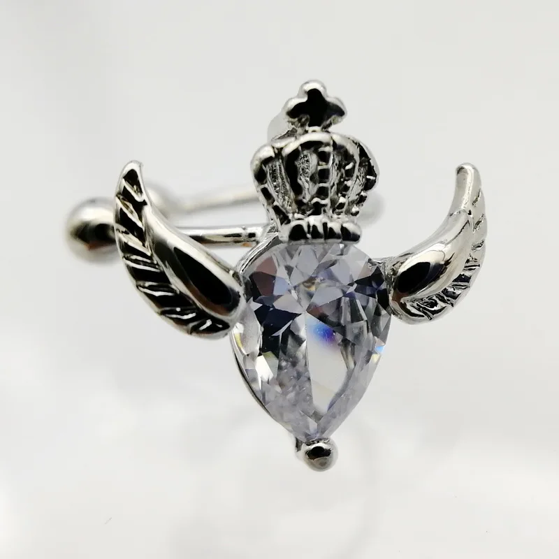 Clearance sale Fashion Ear Cuff hollow mini wing/heart/fairy Crystal No Pierced Clip Earrings For Women | Украшения и аксессуары
