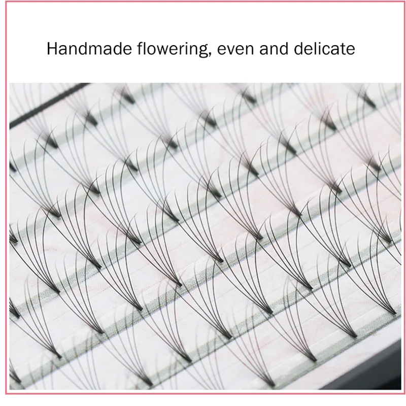 Предварительно сделанные объемные ресницы вентиляторы 5D фен для придания объема