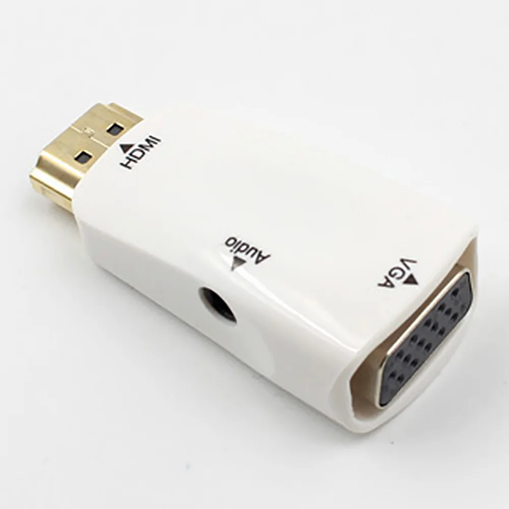 1080P HDMI мужчина к VGA Женский адаптер видео конвертер с аудио выходом N3|Беспроводные