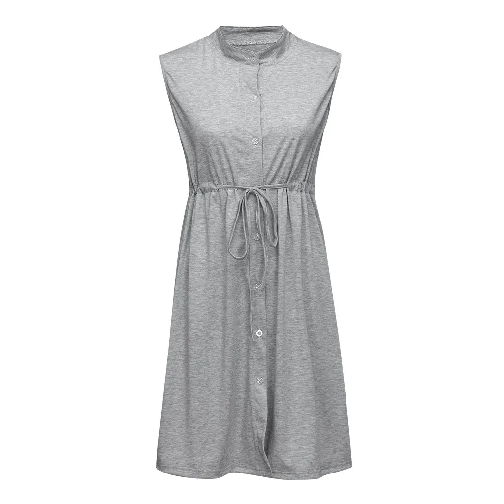 Женское платье для беременных без рукавов ночная рубашка грудного вскармливания