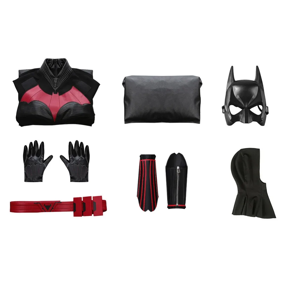 Batwoman Cosplay Costume Kathy Kane Cosplay costume full set outfit Halloween Carnival Costumes for women men Full Sets