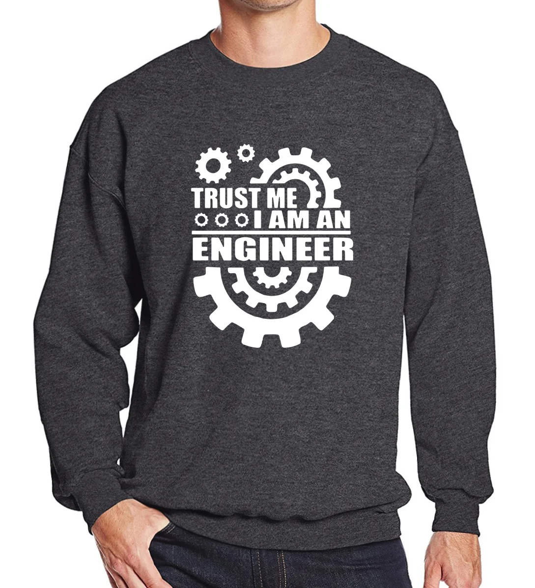 Мужская толстовка с капюшоном Trust Me I Am An Engineer Повседневная Толстовка в стиле