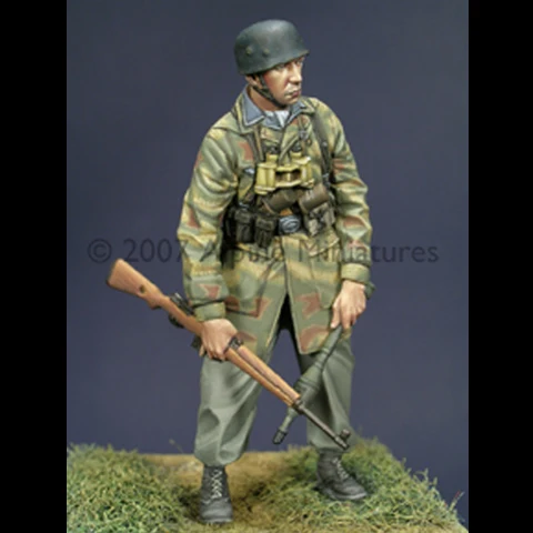 1/35 десантник с 2 различными головками набор из смолы солдат GK военная тема