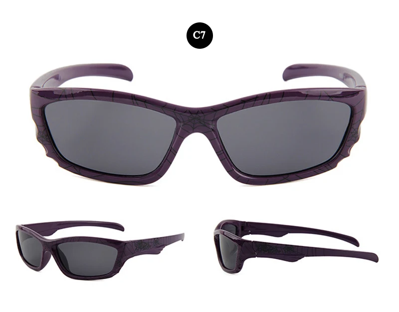 Oculos Infantil Детские поляризованные очки Spiderman мягкие детские очки солнцезащитные очки для ребенка; для крутых мальчишек оттенки г