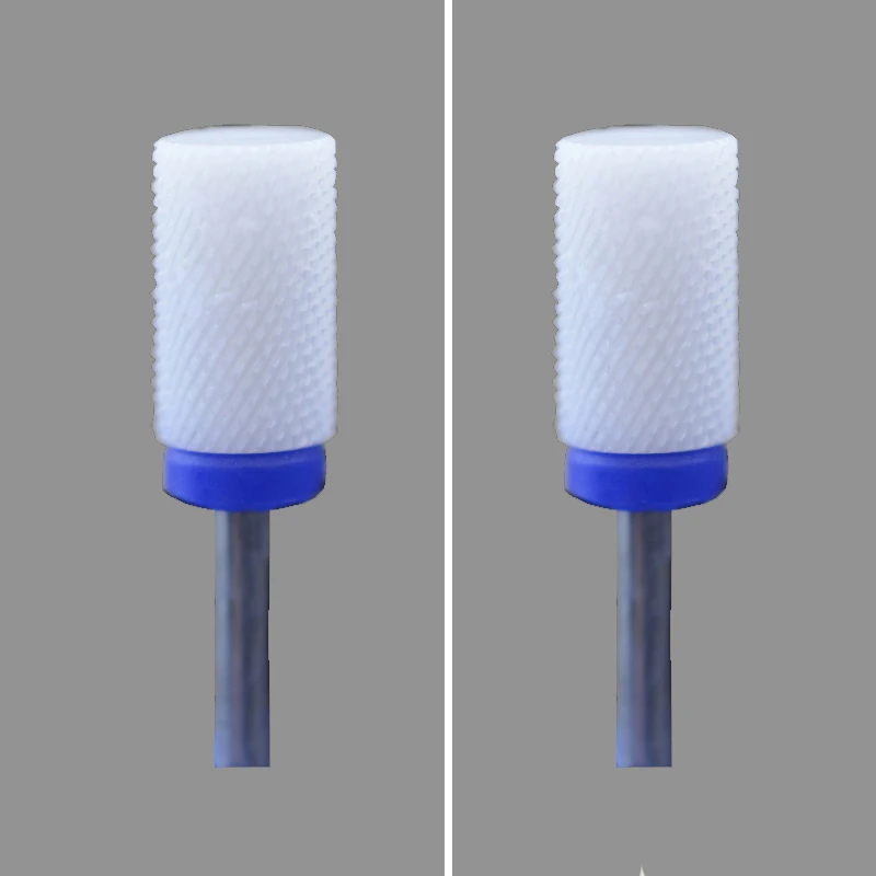 White-2PCS-керамический сверло для ногтей-большая бочка Bit-(0082 066) | Красота и здоровье