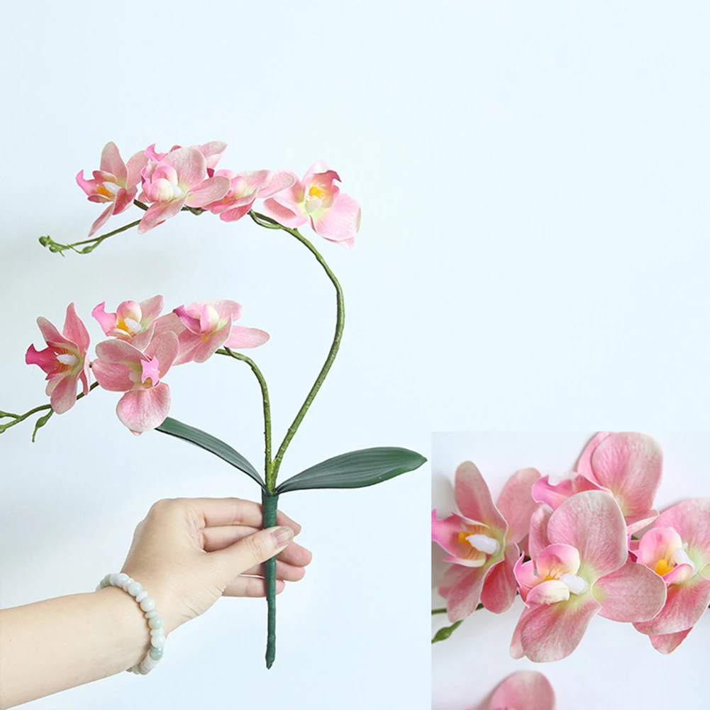 30 # новый красивый 1 шт. искусственный цветок бабочка Орхидея Дизайн сад DIY