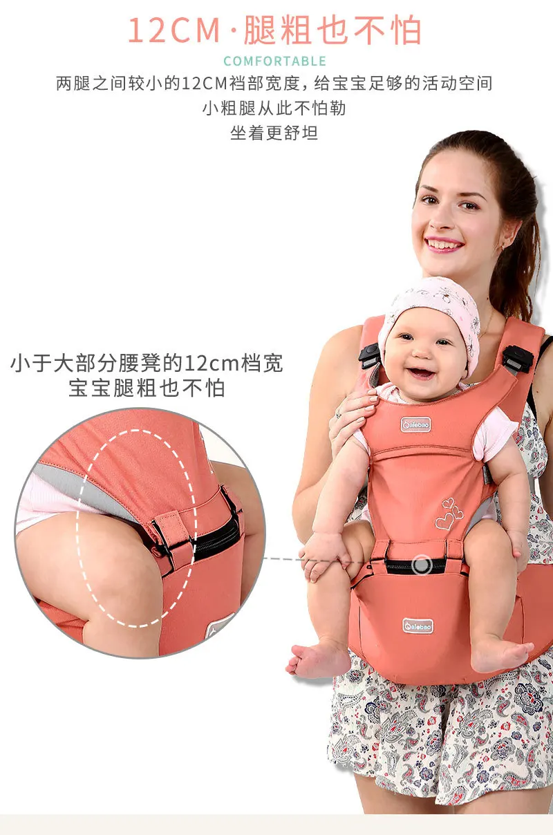 Эргорюкзак Перевозчик Рюкзак Hipseat слинг фронтальная эргономичный кенгуру слинг для новорожденных для ребенка 0-36 M