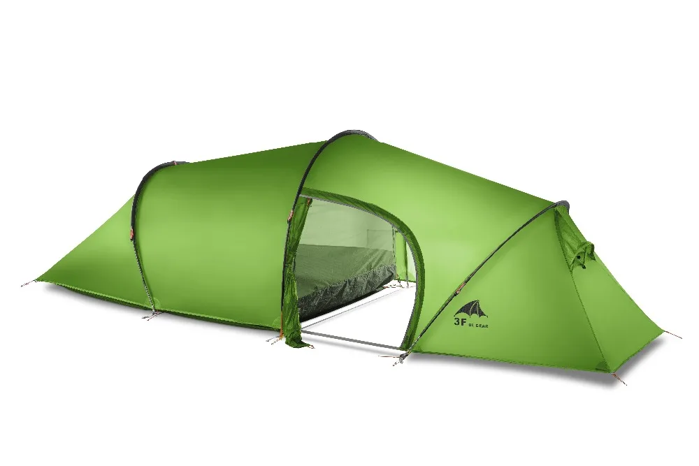 3f Ul Gear для 2 человек 4-сезонный туннель палатка кемпинга пеших прогулок