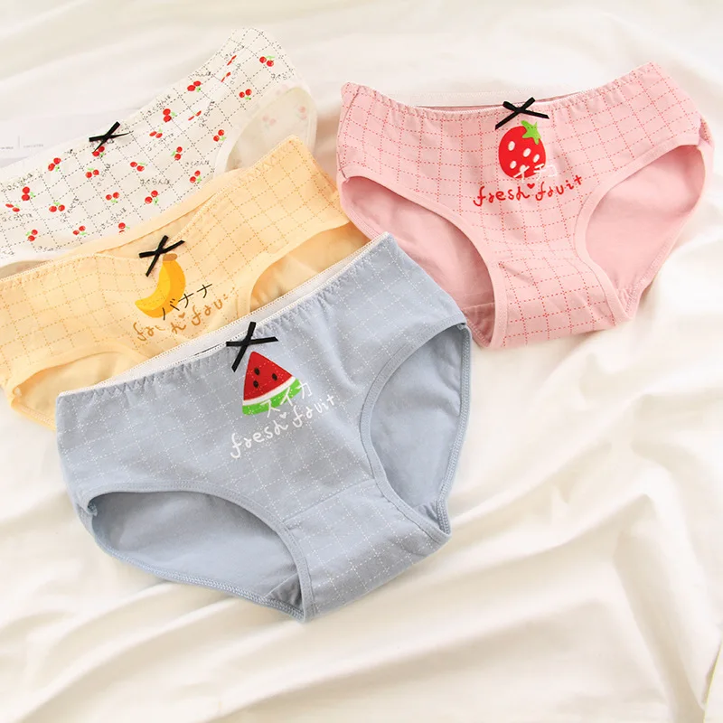 NIKOANA Women's Panties Cotton Underwear Women Girl Briefs Lingerie Ladies Underpants Cartoon Woman Intimate Female Cute Panty |