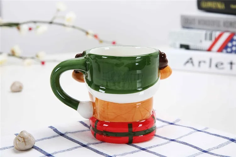 Лидер продаж! 3D Рождество Кружки лося/Снеговик/пингвин/santaclaus Кофе Кружки молоко Кружки Чай Чашки Термос бутылки воды Best рождественский подарок