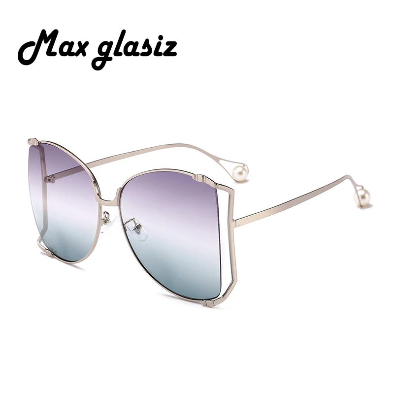 2018 большие солнцезащитные очки женские модные квадратные розовые синие линзы