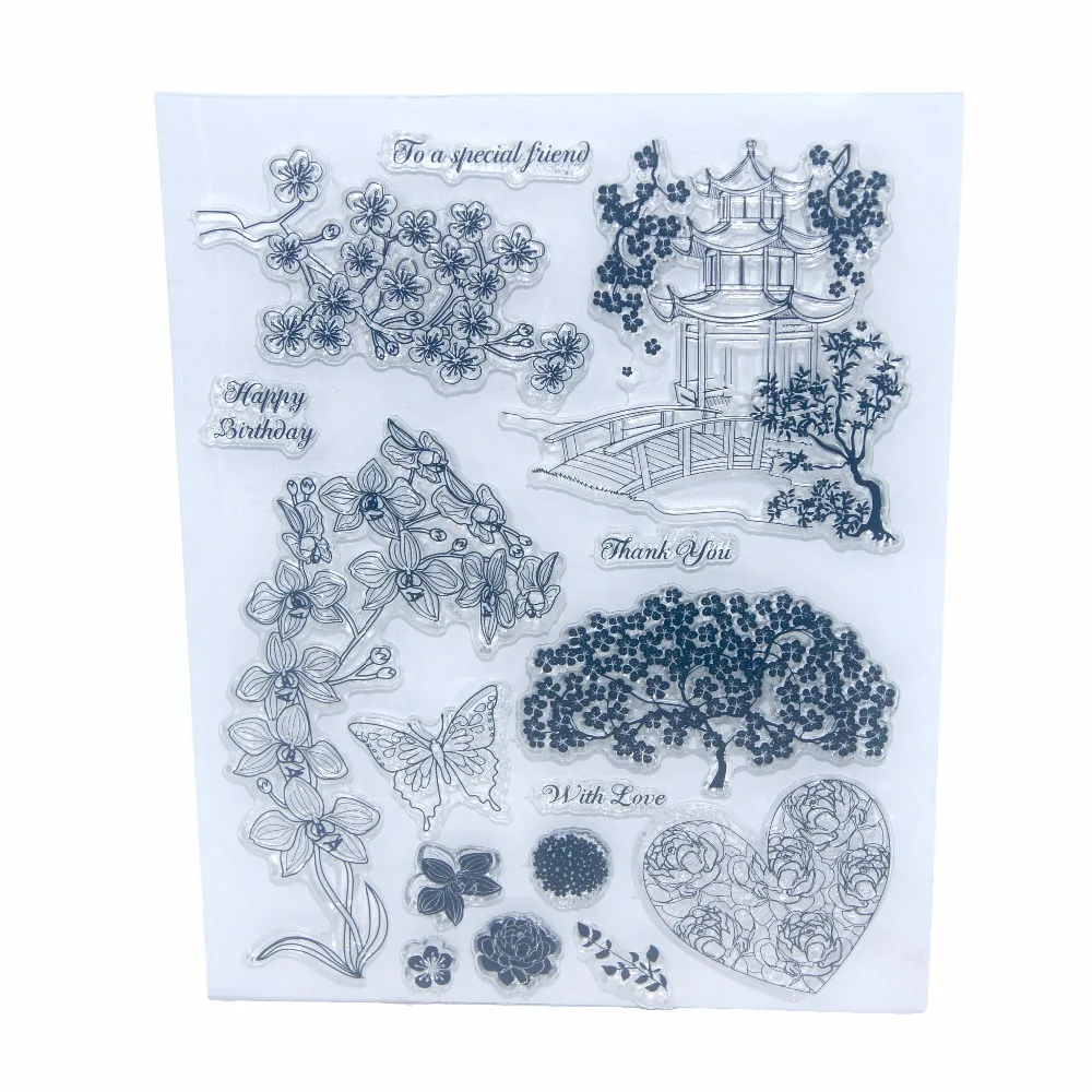 Дыхание весны прозрачный силиконовый штамп/печать для DIY