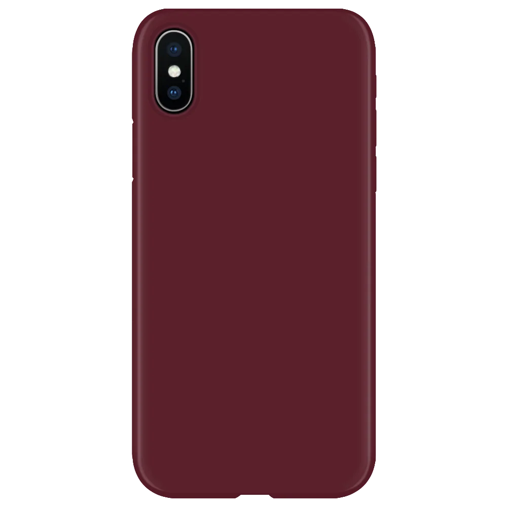 1 Мягкий ТПУ матовый синий красный чехол для iPhone 6 6 S 7 8 Plus 10 X XR задняя крышка для iPhone 6 S XS Max Funda для iPhone 7 Plus чехол - Цвет: 1