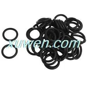 

50 Pcs 28mm x 3 5mm x 21mm Mechanical Black NBR O Rings Oil Seal Washers