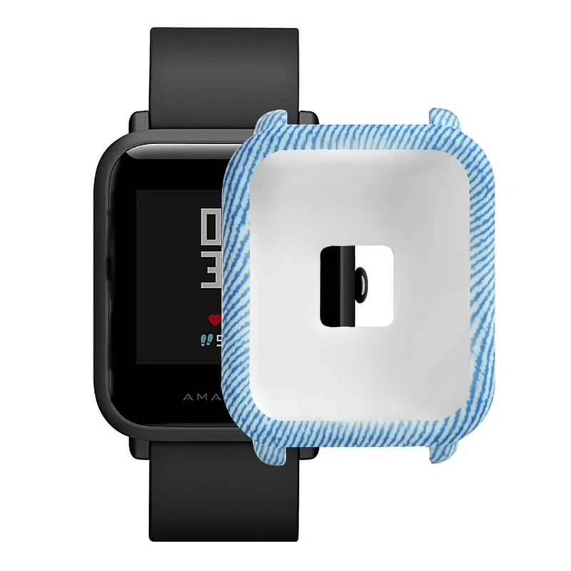 6 Мягкий силиконовый защитный чехол для часов Amazfit Bip, камуфляжный чехол, защитная рамка для Xiaomi Huami Amazfit Bip, защитная оболочка - Цвет: 6
