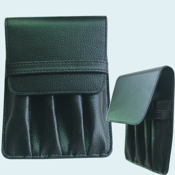 Чехол-держатель для 4 ручек высокого качества Роскошный Черный Ролик и авторучки