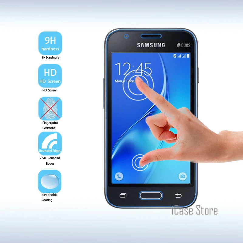 9 H сверхтонкое закаленное Стекло Экран протектор для Samsung Galaxy J1 Mini J105 J1Mini 2016 SM-J105H
