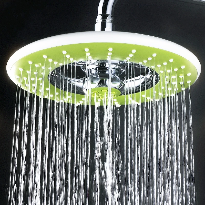 Новая Ванная комната ABS пластик зеленый цвет круглый спрей дождевые осадки
