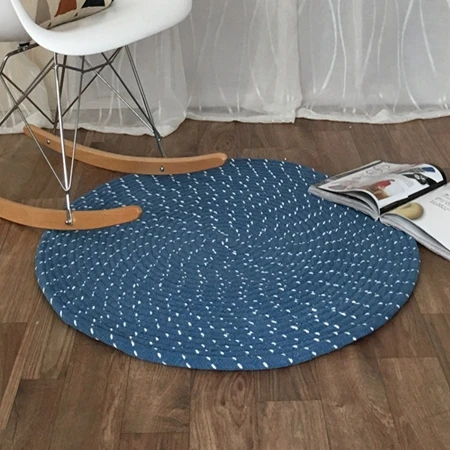 Carpet7 Однотонный скандинавский домашний декоративный коврик-подстилка для дивана, стола, сиденья, коврик для кресла, круглый коврик для гостиной, спальни - Цвет: Carpet7