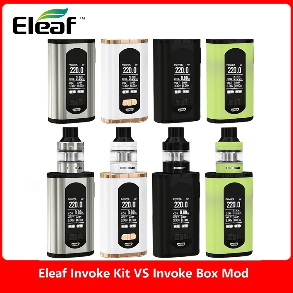 Лидер продаж оригинальный бокс мод Eleaf вызвать 220 Вт TC набор вызовов Max без