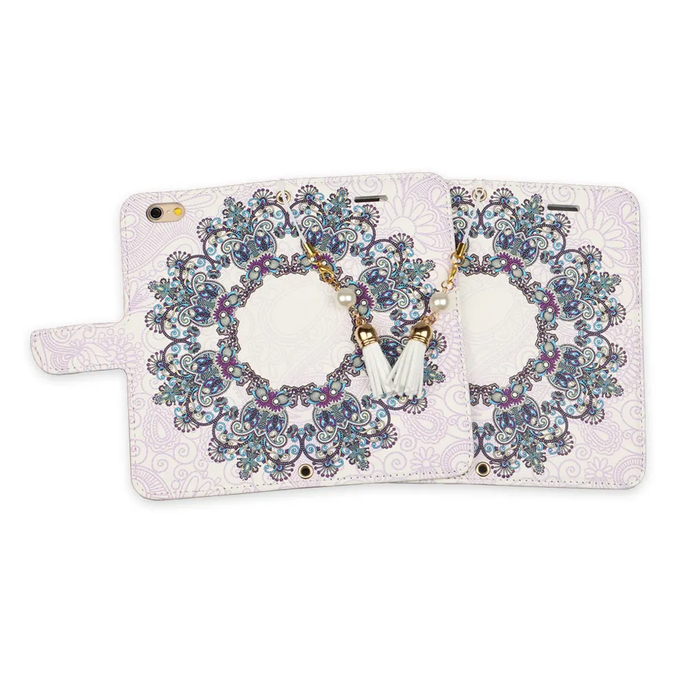 Роскошные Для женщин кошелек для телефона сумка кожаный чехол Apple iPhone 6 S плюс 4 7