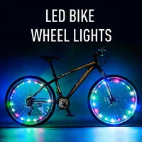 2m 20 led bicycle lights mountain bike wheel string light cycling spoke wheel lamp bike accessories luces led bicicleta bisiklet