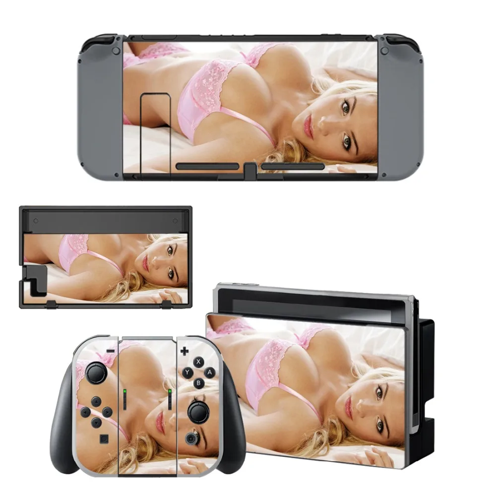Виниловые наклейки на кожу для Nintendo Switch NS консоль + контроллер