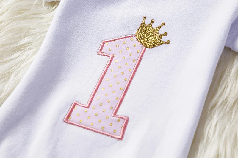 Брендовый костюм для первого дня рождения малыша юбка пачка одежда маленькой