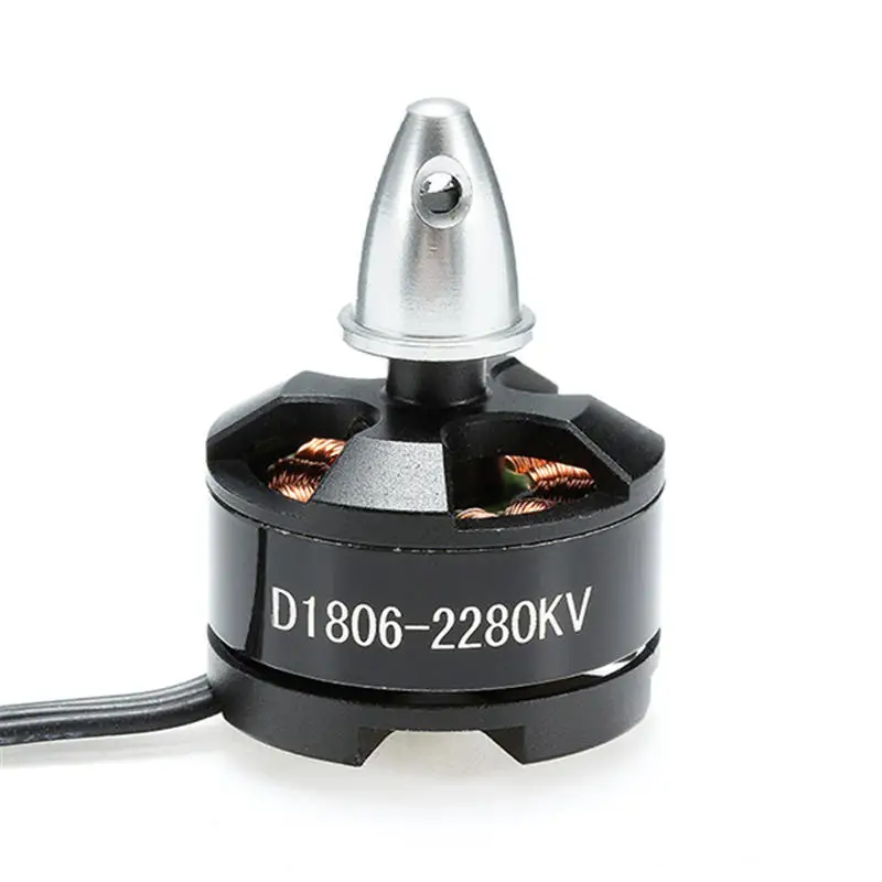 Черный бесщеточный мотор DXW D1806 2280KV 2 3S для гоночных дронов 200 210 220 250 FPV|cw ccw|frame rcdrone