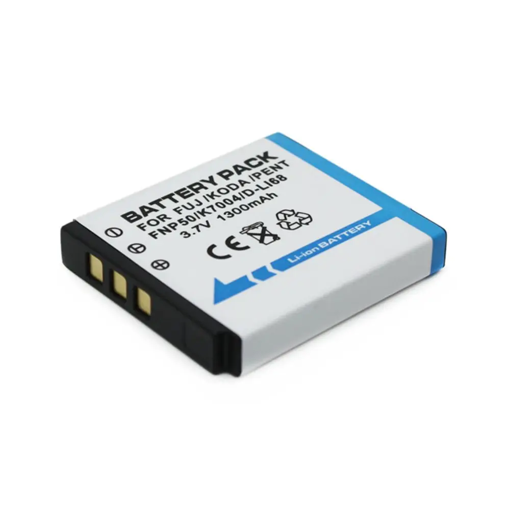 Whcyonline 1300 мА/ч, NP-50 FNP 50 NP50 KLIC-7004 KLIC7004 K7004 D-Li68 цифровой camerabattery для ЖК-дисплея с подсветкой Fujifilm X10 X20XF1F50F75F665F775