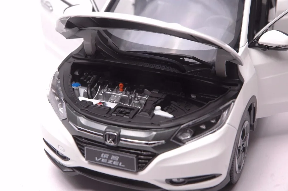 1:18 литая под давлением модель для Honda Vezel HR-V Белый внедорожник игрушечный автомобиль миниатюрная коллекция подарки HRV HR V