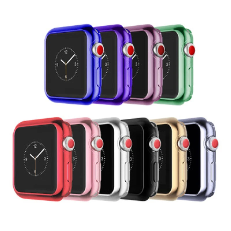2018 мягкий и тонкий чехол для Apple Watch TPU 38 мм/мм 42 мм iwatch Защитный watch Series 3 2 | Наручные