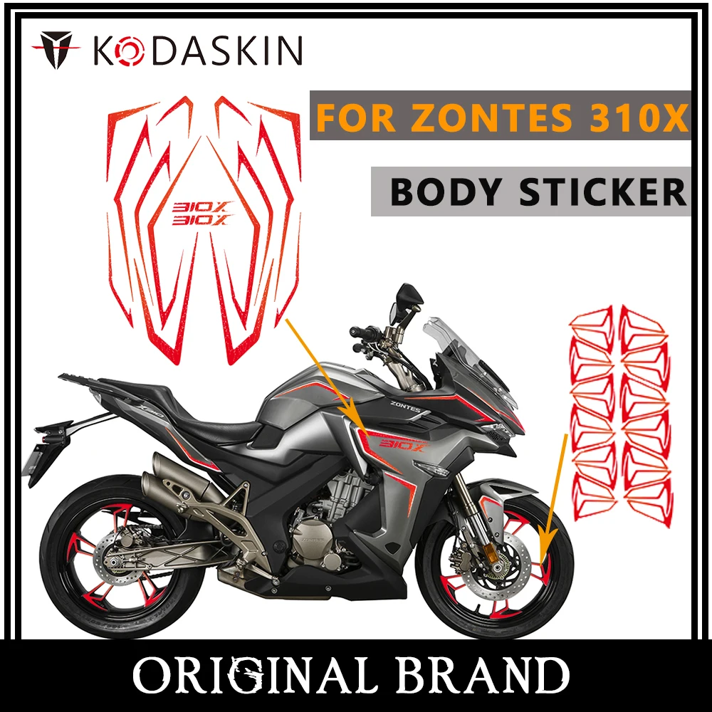 

KODASKIN Motorcycle For ZONTES 310X 2D Fairing Emblem Sticker Decal