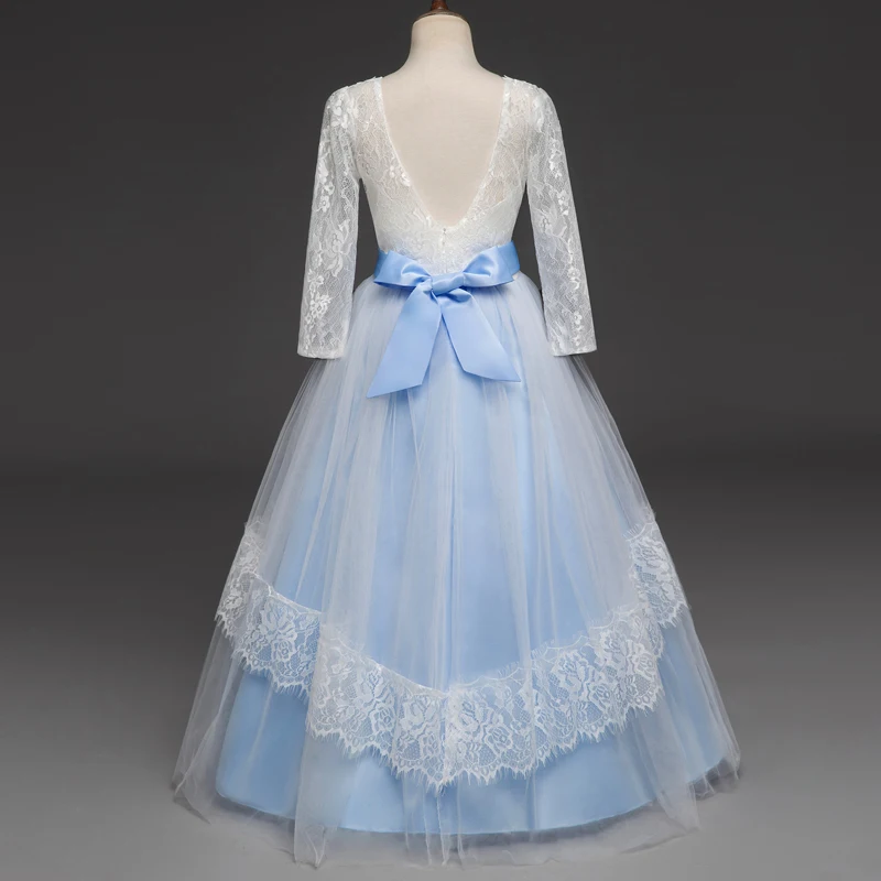 Нарядное элегантное платье для девочек праздничное Vestidos Infantil детское под