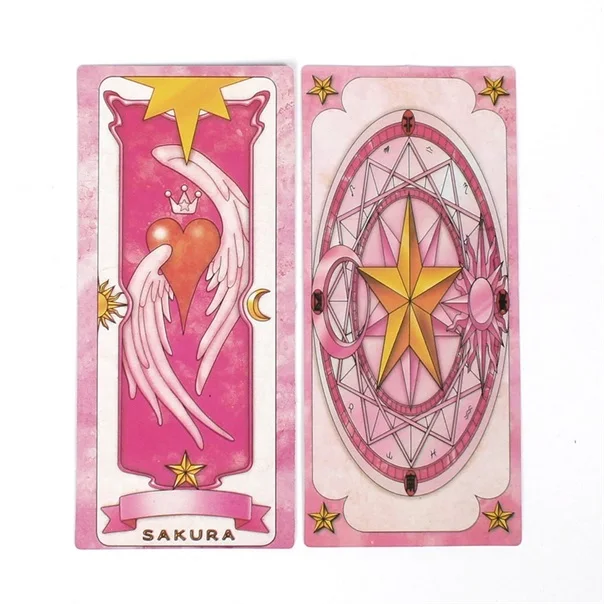 55 шт. Аниме Косплей карты Captor Sakura KINOMOTO Клоу карты Таро - Цвет: A