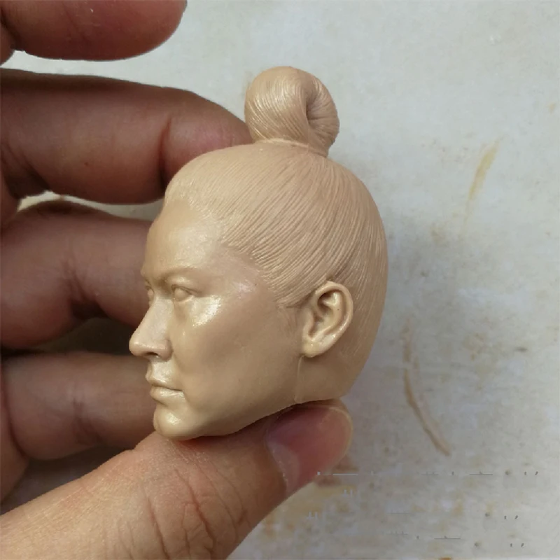 1/6 Неокрашенная голова Бригит лин лысая азиатская 12 дюймов фигурка кукла игрушки