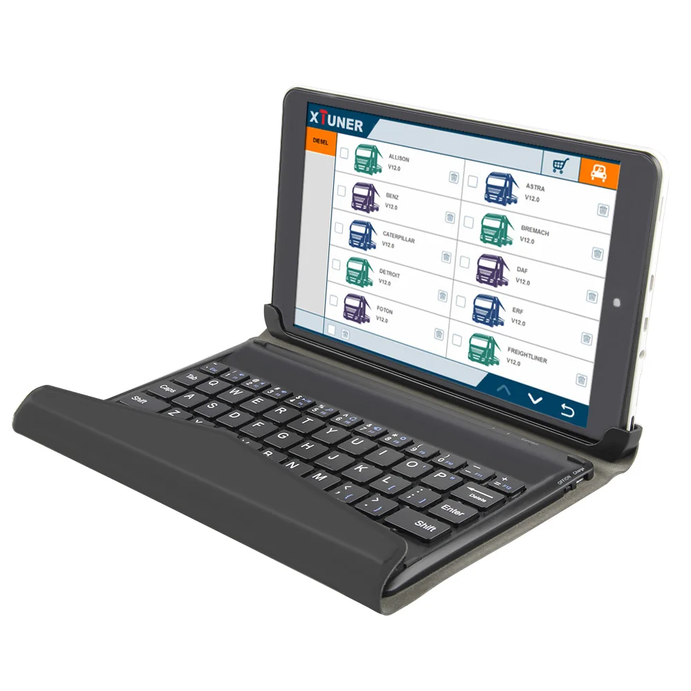 V9.6 XTUNER T1 сверхмощный грузовик диагностический инструмент для подушки безопасности ABS DPF EGR сброс w/tablet Профессиональный OBD 2 сверхмощный сканер