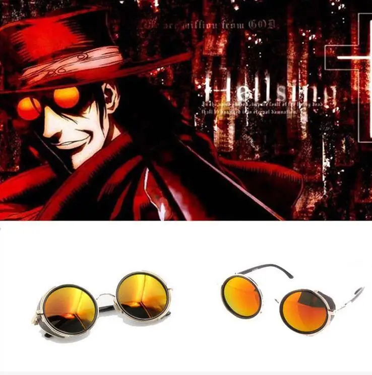 Аниме HELLSING Алукард Охотник на вампиров классические очки в стиле косплей