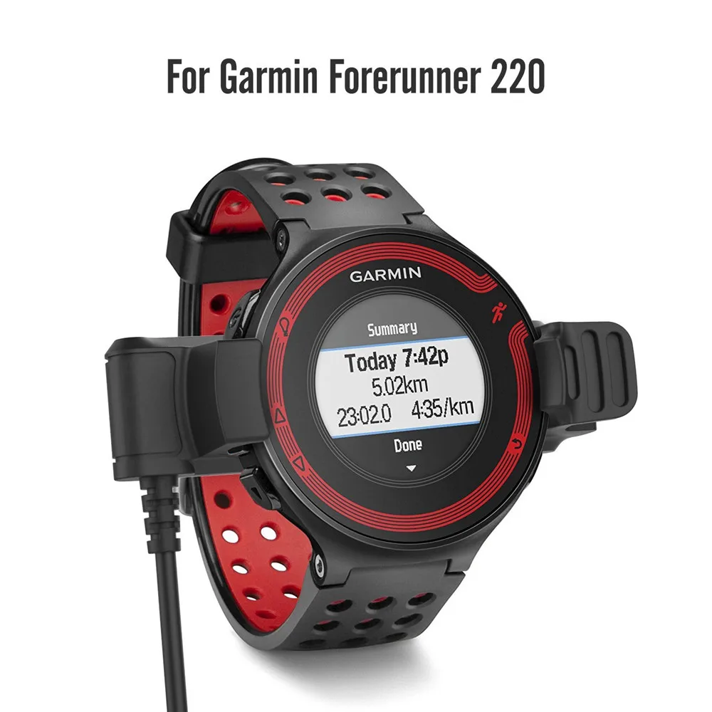 Зарядная док станция для синхронизации данных с USB Garmin Forerunner 220 Смарт часы зарядка