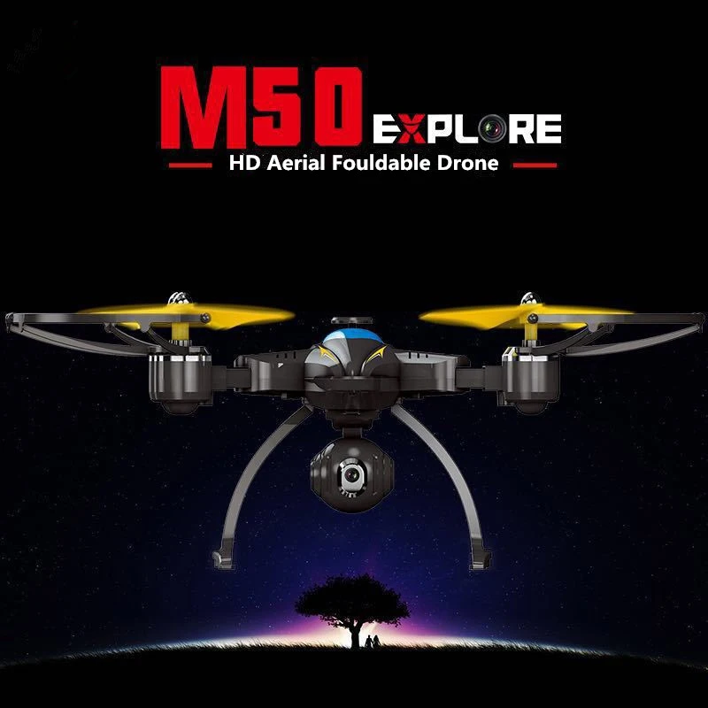 Профессиональный складной WI FI FPV дрона с дистанционным управлением M50 зависания в