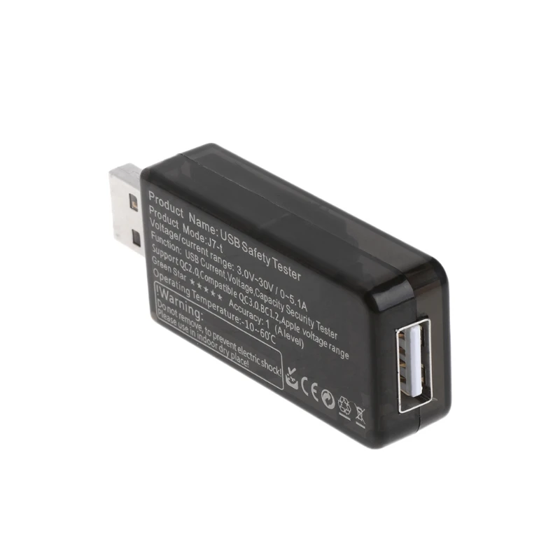 Цифровой измеритель мощности DC 3-30 в USB тестер мультиметр монитор тока и