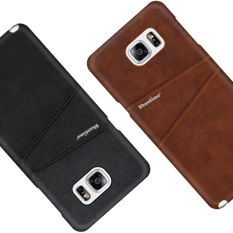 Luxury Vintage Leather Back Cover For Samsung Galaxy S7 Phone Case Edge Card Slot PU | Мобильные телефоны и аксессуары
