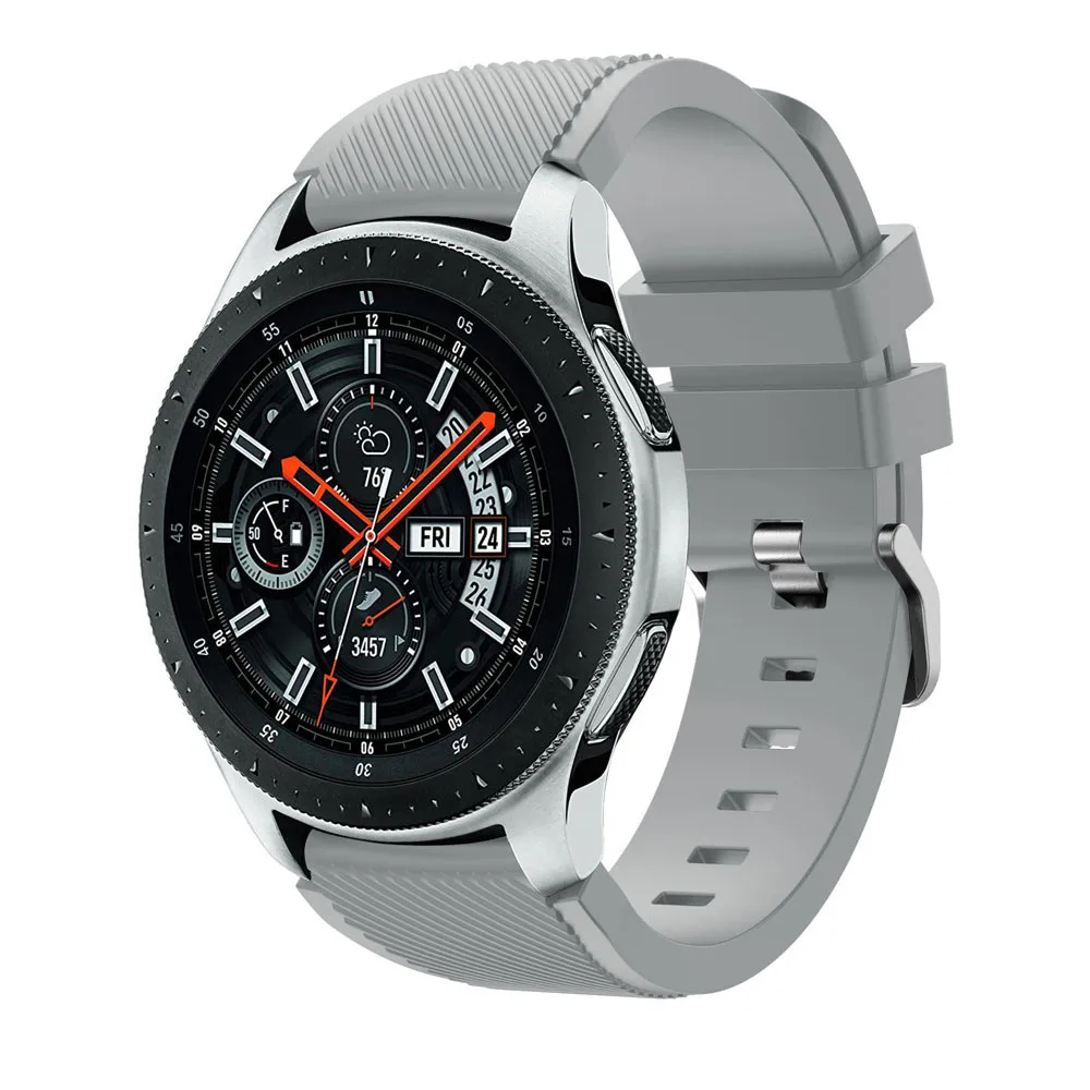 Мягкий силиконовый сменный ремешок для наручных часов ремешок для samsung Galaxy Watch 46mm Шестерни S3 классический/Frontier 22 мм Correas de reloj