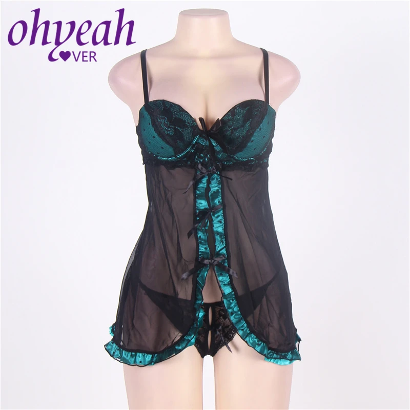 Ohyeahlover косплей сексуальное женское белье халат прозрачный эротический RM70120 плюс