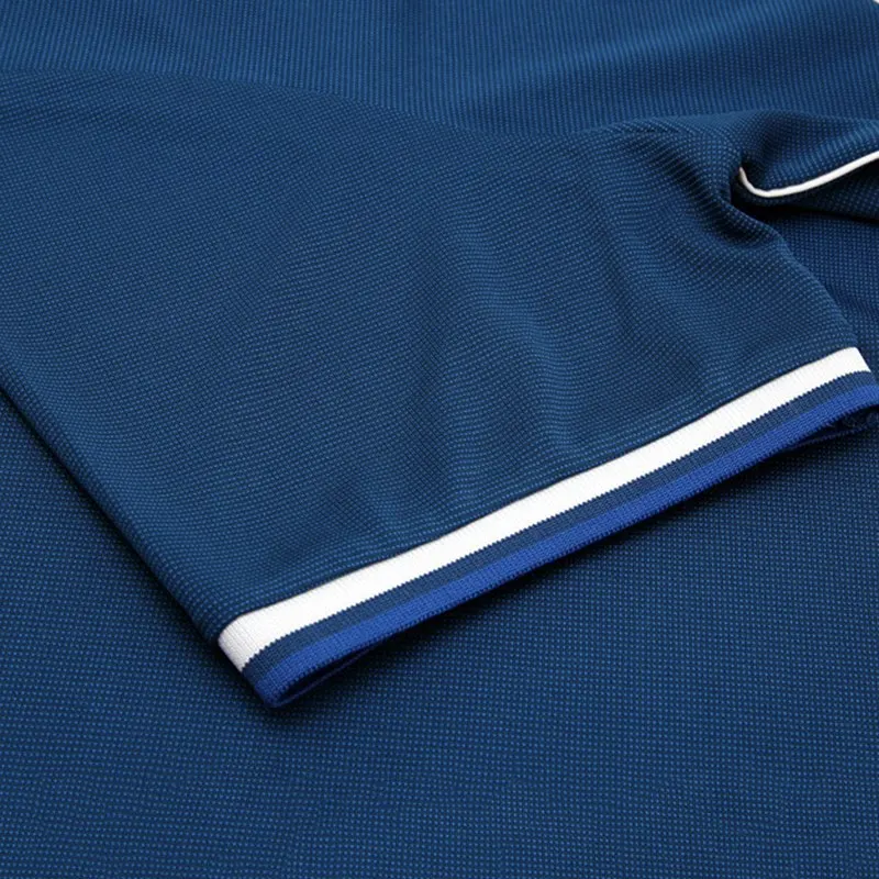 New Man Golf Shirt Quick-drying Men Fitness T-Shirt Outdoor Turn-down Collar Golf Shirts Sports Running T-Shirt