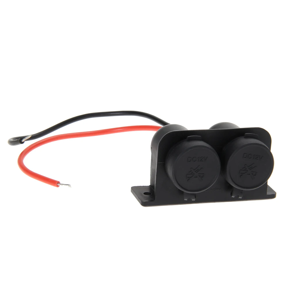 Пластиковый разъем питания постоянного тока 12 В мотоциклетный автомобильный